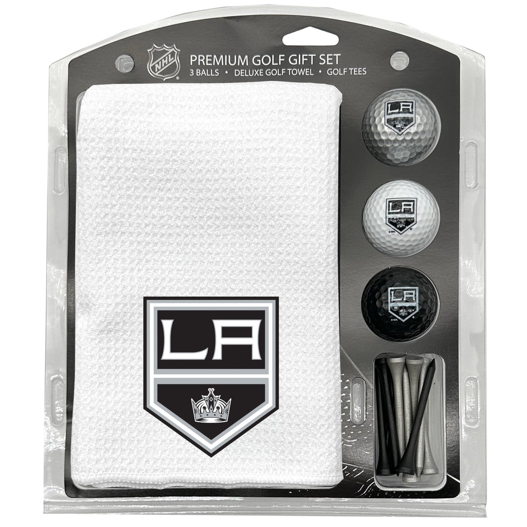 Team Golf LA Kings Golf Gift Sets - Microfiber Towel Gift Set - White - 