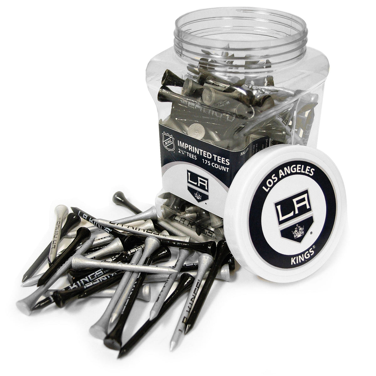 Team Golf LA Kings Golf Tees - 175 Tee Jar - 