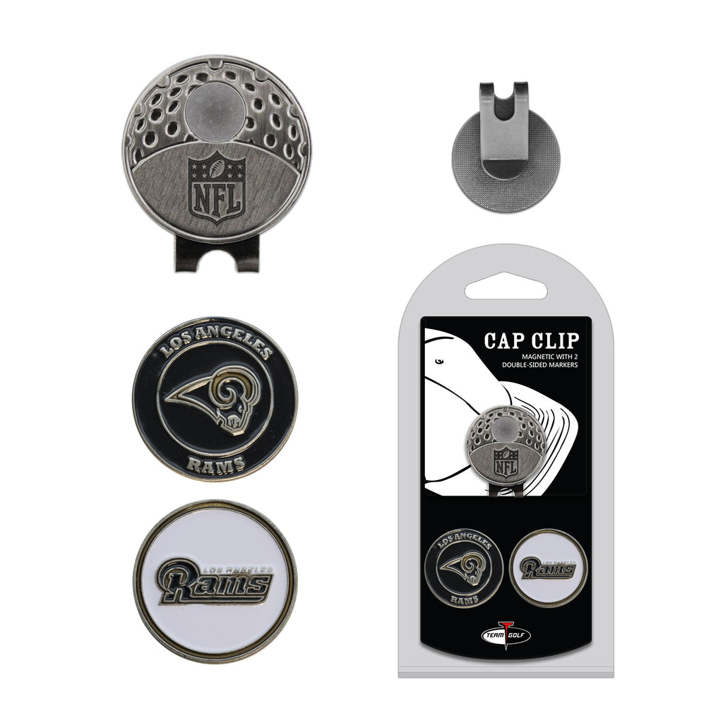 Team Golf LA Rams Ball Markers - Hat Clip - 2 markers - 