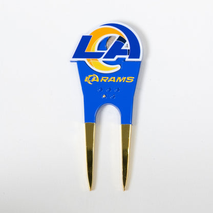Team Golf LA Rams Divot Tools - Custom Shaped - 