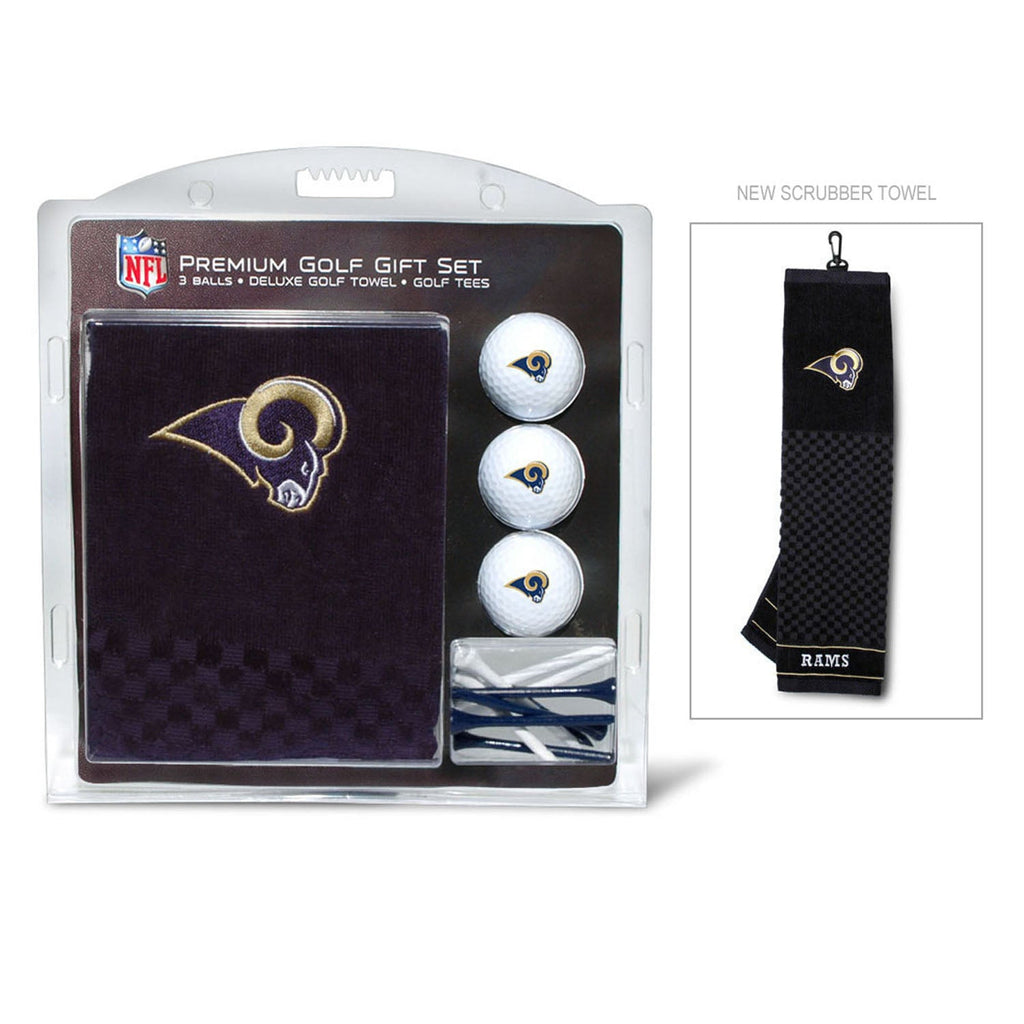 Team Golf LA Rams Golf Gift Sets - Embroidered Towel Gift Set -