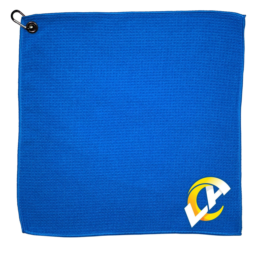 Team Golf LA Rams Golf Towels - Microfiber 15X15 Color - 