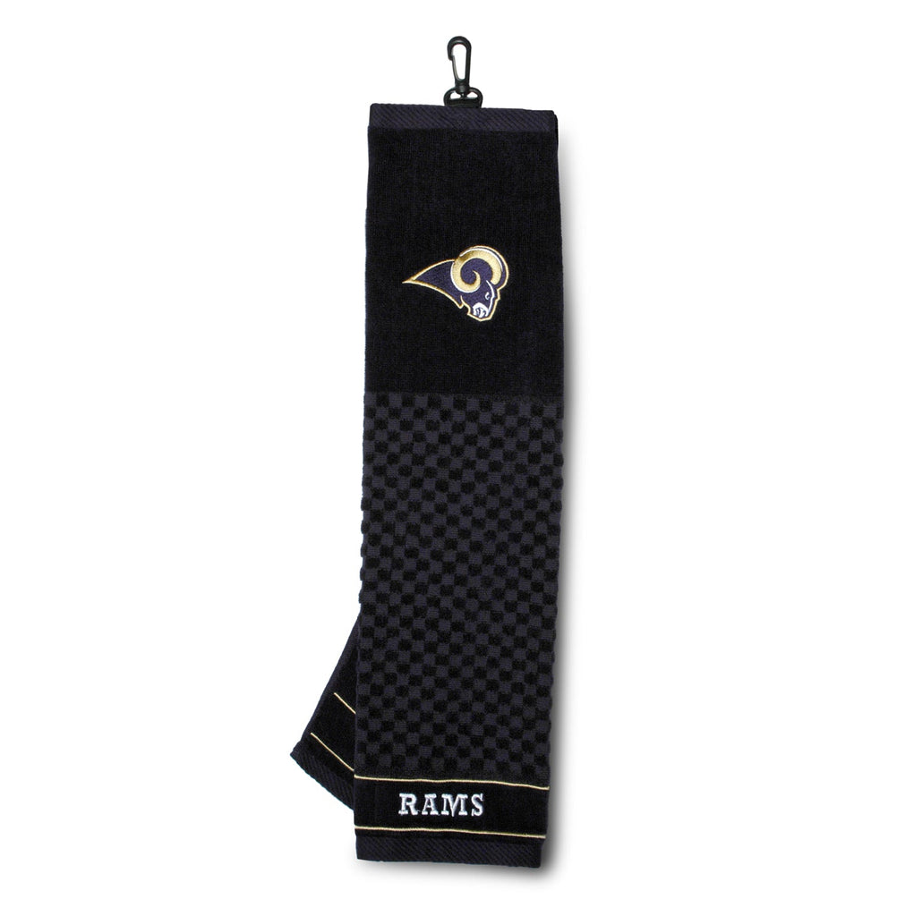 Team Golf LA Rams Golf Towels - Tri - Fold 16x22 - 