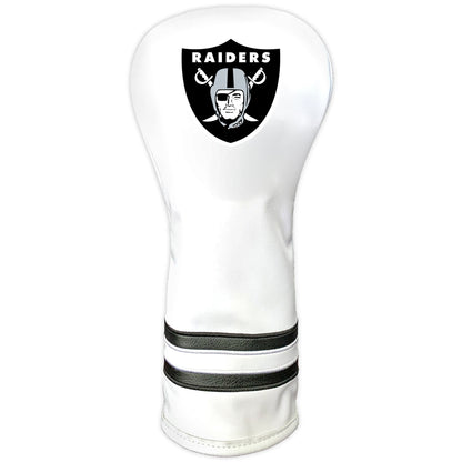 Team Golf Las Vegas Raiders DR/FW Headcovers - Fairway HC - Printed White