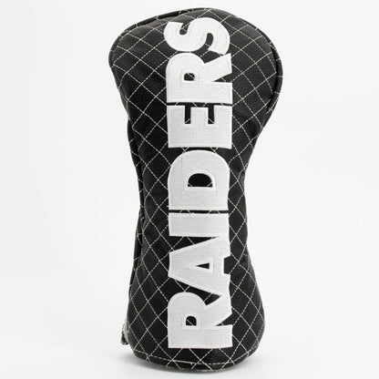 Team Golf Las Vegas Raiders DR/FW Quilted Headcovers - Team Golf USA