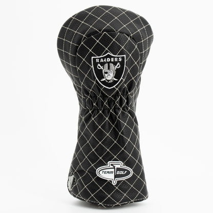 Team Golf Las Vegas Raiders DR/FW Quilted Headcovers - Team Golf USA