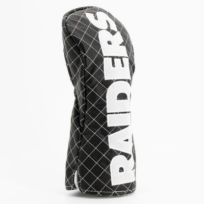 Team Golf Las Vegas Raiders DR/FW Quilted Headcovers - Team Golf USA