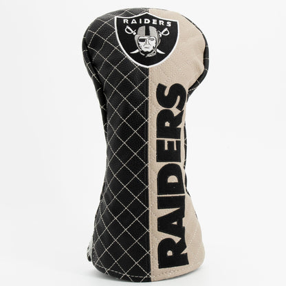 Team Golf Las Vegas Raiders DR/FW Quilted Headcovers - Team Golf USA