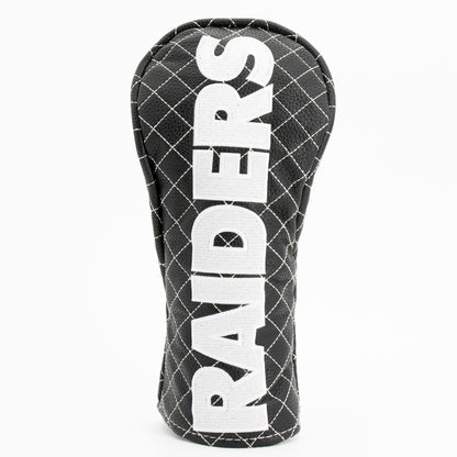 Team Golf Las Vegas Raiders DR/FW Quilted Headcovers - Team Golf USA