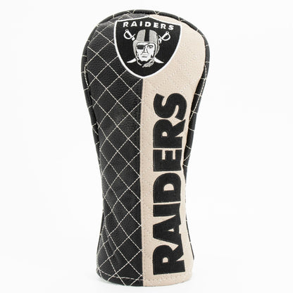 Team Golf Las Vegas Raiders DR/FW Quilted Headcovers - Team Golf USA
