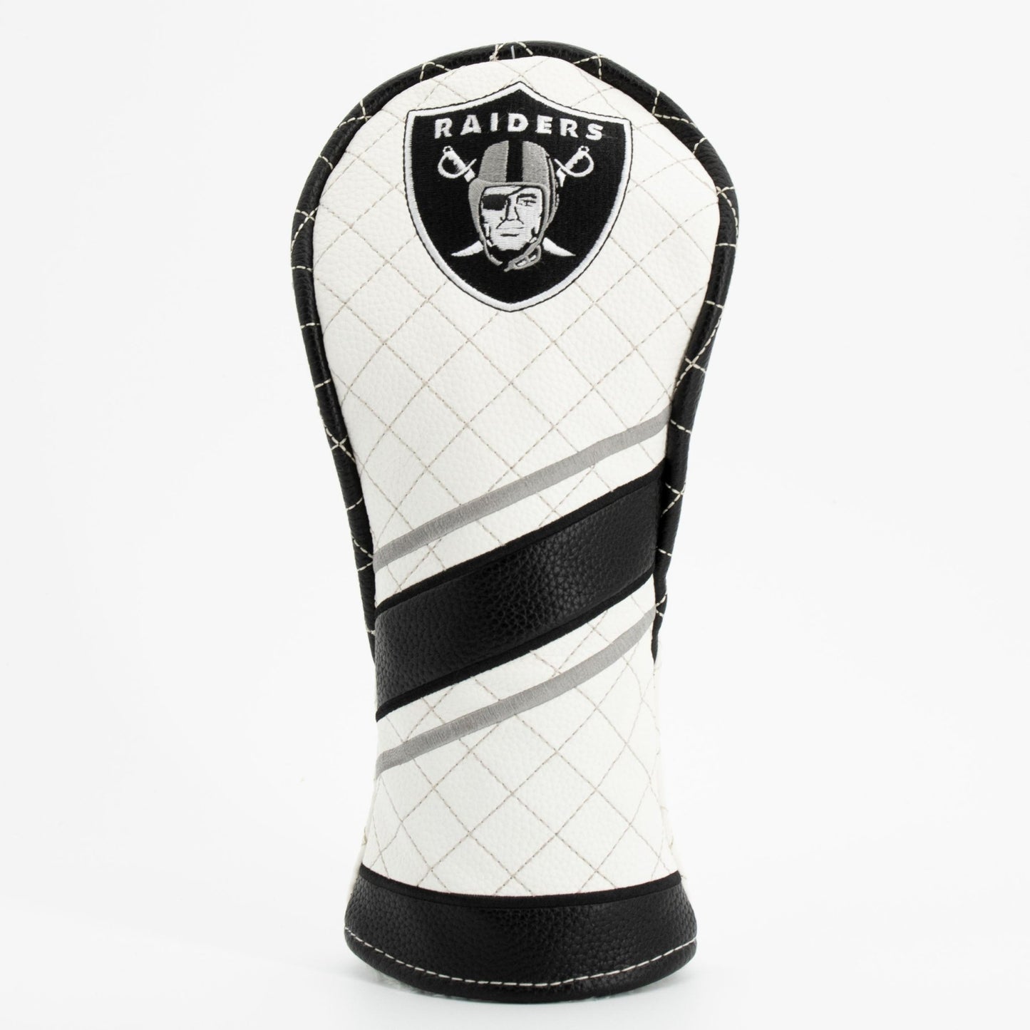 Team Golf Las Vegas Raiders DR/FW Quilted Headcovers - Team Golf USA