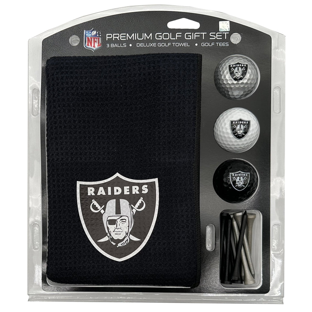 Team Golf Las Vegas Raiders Golf Gift Sets - Microfiber Towel Gift Set-Color -