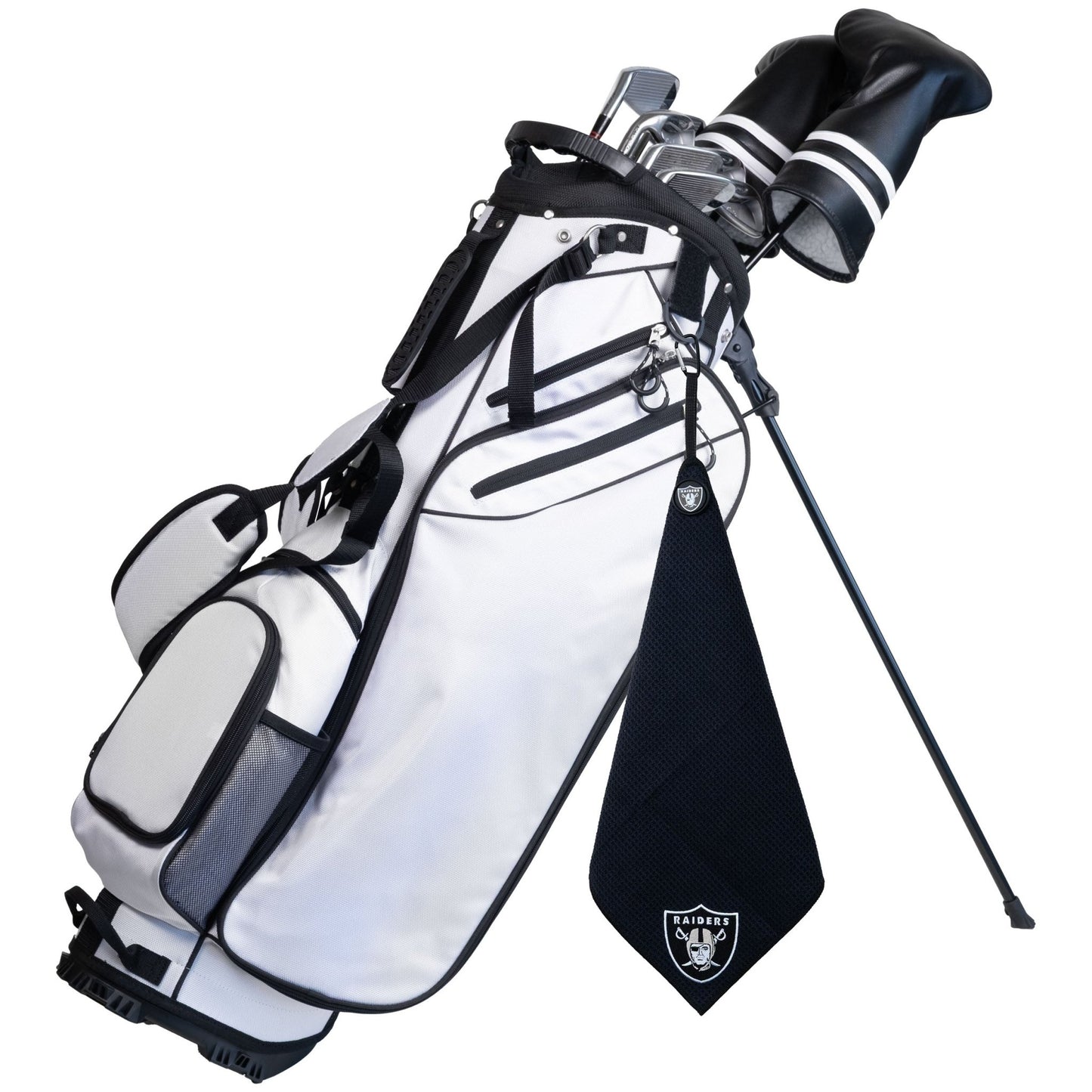 Team Golf Las Vegas Raiders Magnetic Golf Towel - Team Golf USA