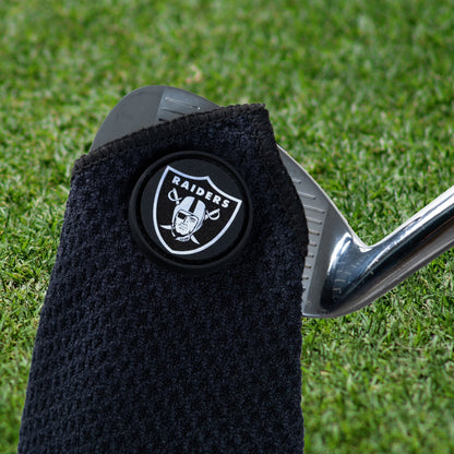 Team Golf Las Vegas Raiders Magnetic Golf Towel - Team Golf USA