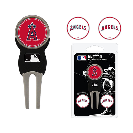 Team Golf Los Angeles Angels Divot Tools - Signature Divot Tool Pack - 