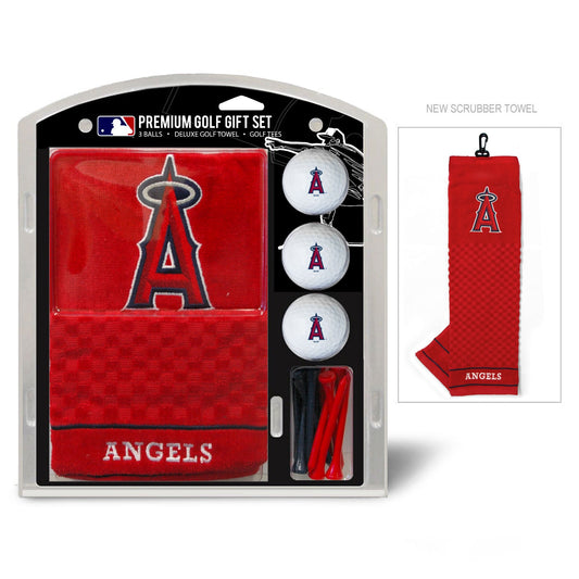Team Golf Los Angeles Angels Golf Gift Sets - Embroidered Towel Gift Set - 