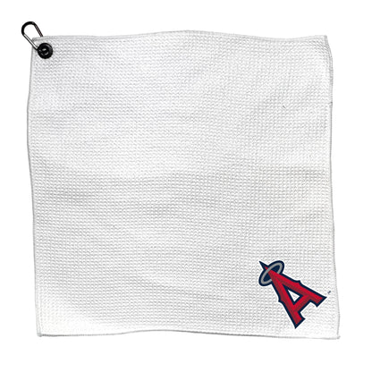 Team Golf Los Angeles Angels Golf Towels - Microfiber 15X15 White - 