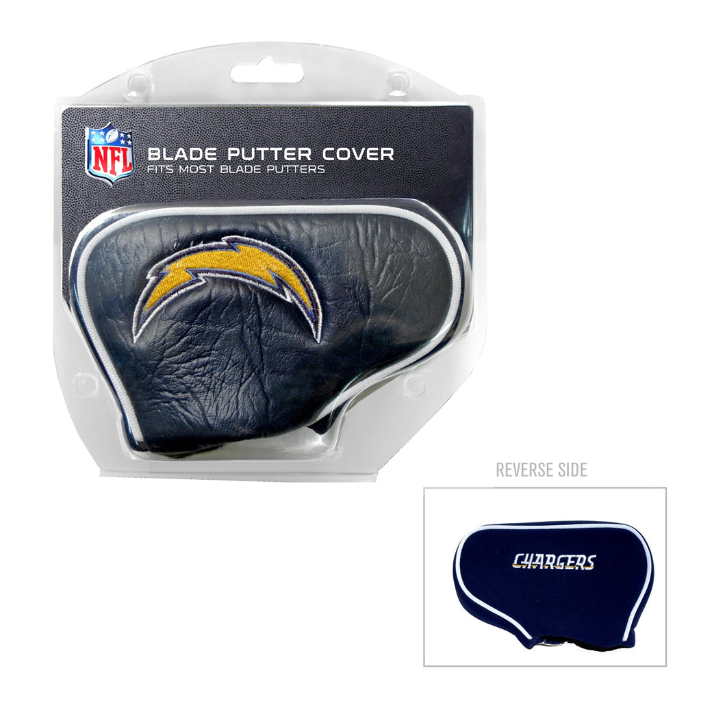 Team Golf Los Angeles Chargers Blade Putter Cover - -