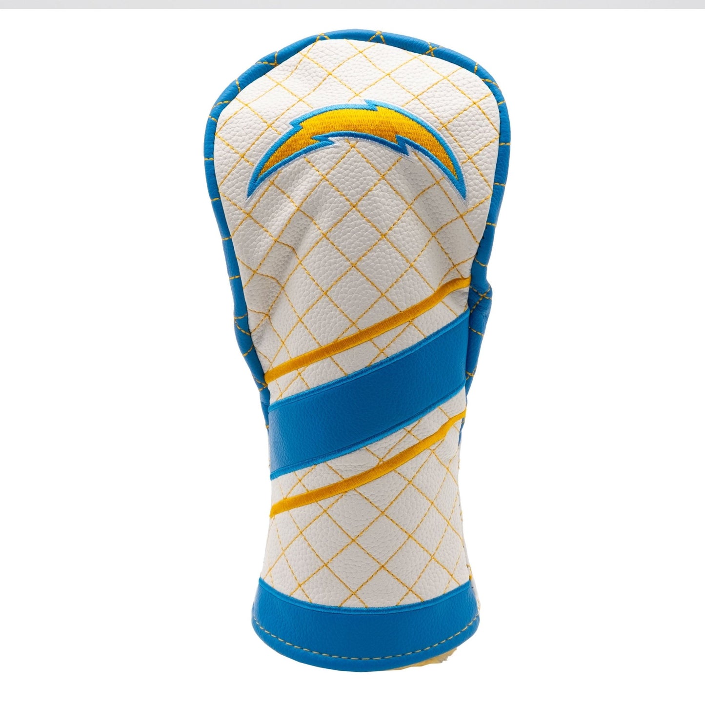Team Golf Los Angeles Chargers DR/FW Quilted Headcovers - Team Golf USA