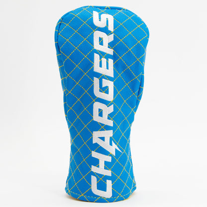 Team Golf Los Angeles Chargers DR/FW Quilted Headcovers - Team Golf USA