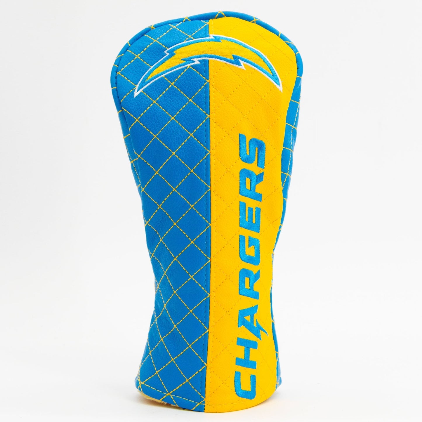 Team Golf Los Angeles Chargers DR/FW Quilted Headcovers - Team Golf USA