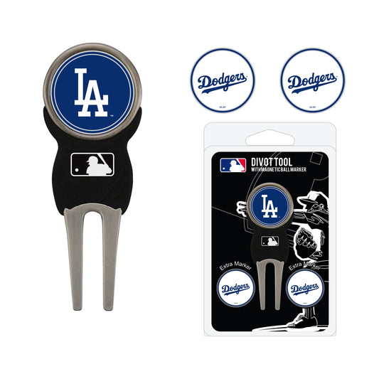 Team Golf Los Angeles Dodgers Divot Tools - Signature Divot Tool Pack - 