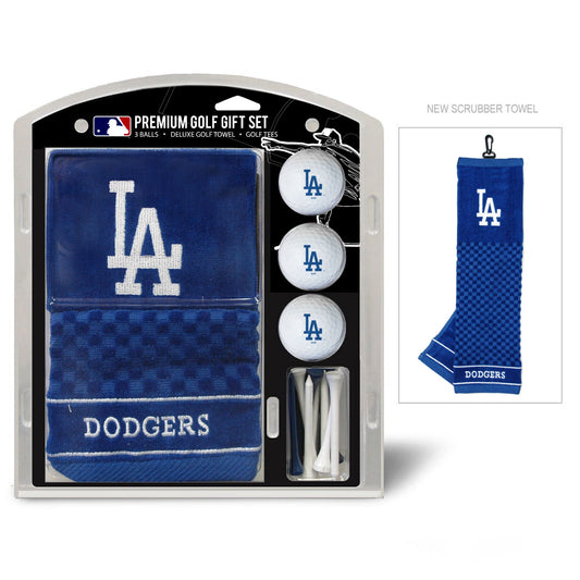 Team Golf Los Angeles Dodgers Golf Gift Sets - Embroidered Towel Gift Set - 