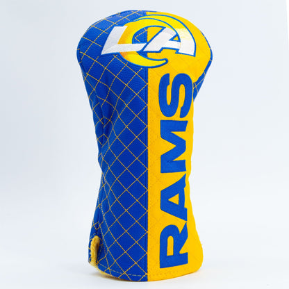 Team Golf Los Angeles Rams DR/FW Quilted Headcovers - Team Golf USA