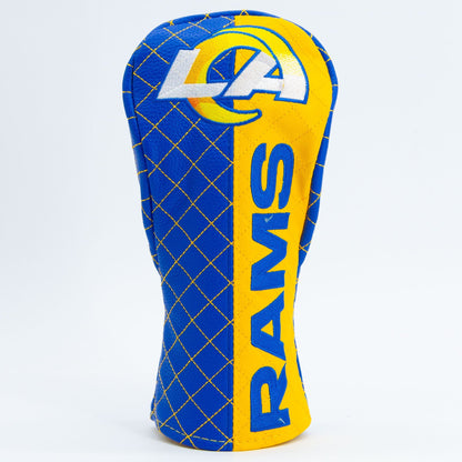 Team Golf Los Angeles Rams DR/FW Quilted Headcovers - Team Golf USA