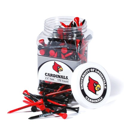 Team Golf Louisville Golf Tees - 175 Tee Jar - 