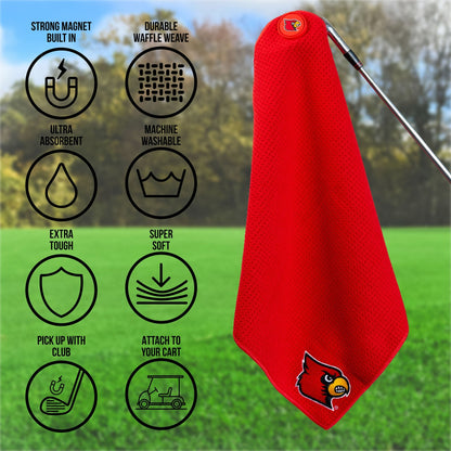 Team Golf Louisville Magnetic Golf Towel - Team Golf USA