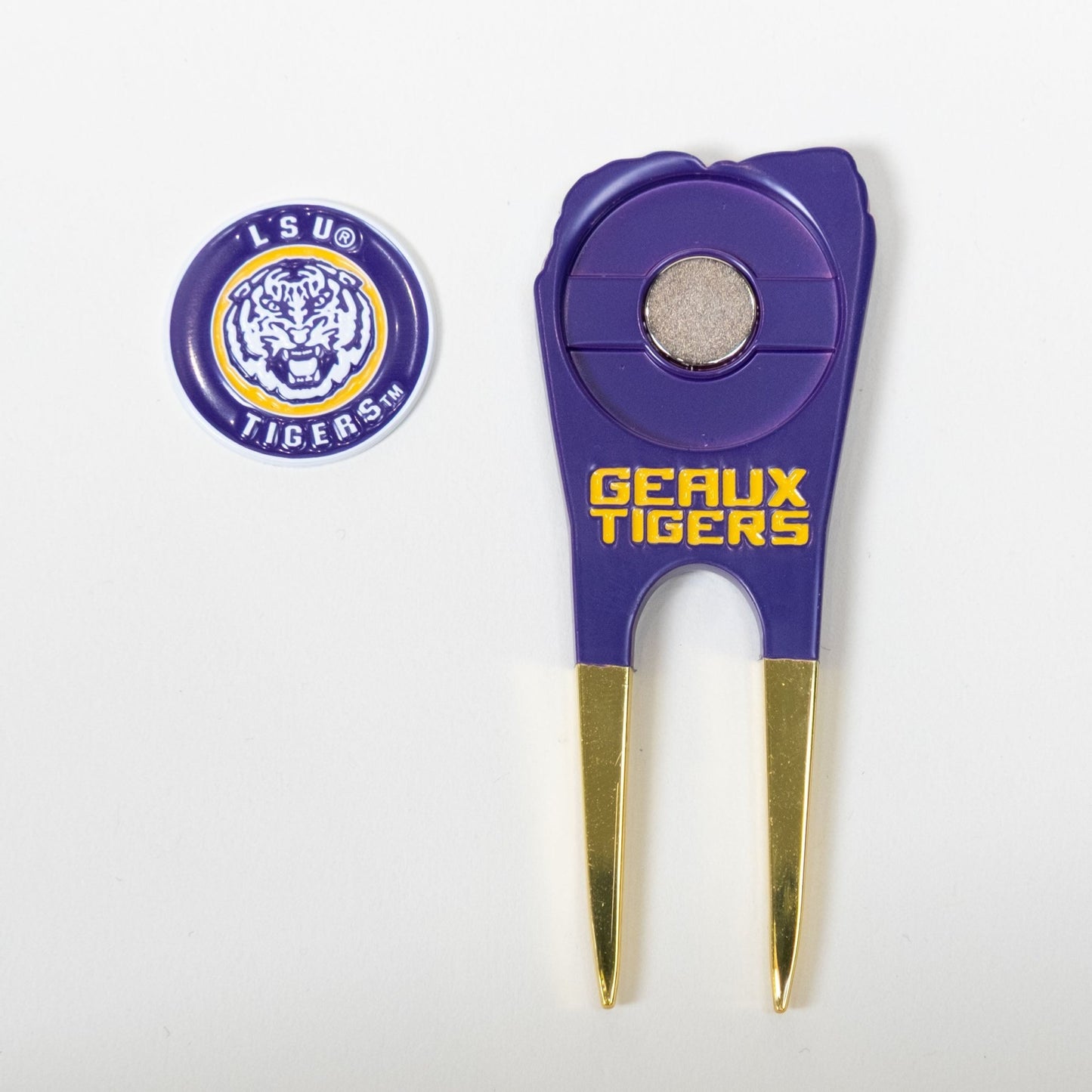 Team Golf LSU Divot Tools - Custom Shaped - 