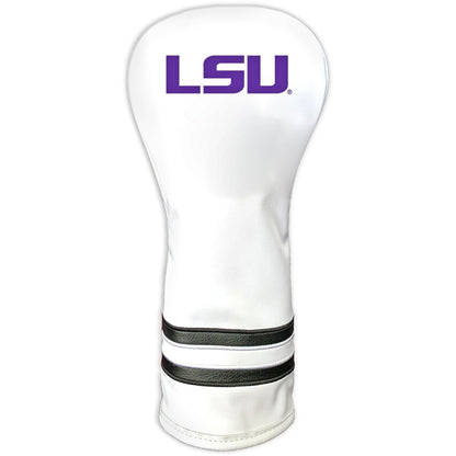 Team Golf LSU DR/FW Headcovers - Fairway HC - Printed White