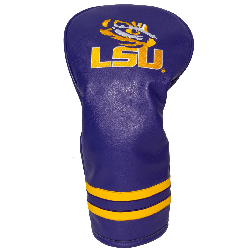 Team Golf LSU DR/FW Headcovers - Vintage Driver HC - Embroidered