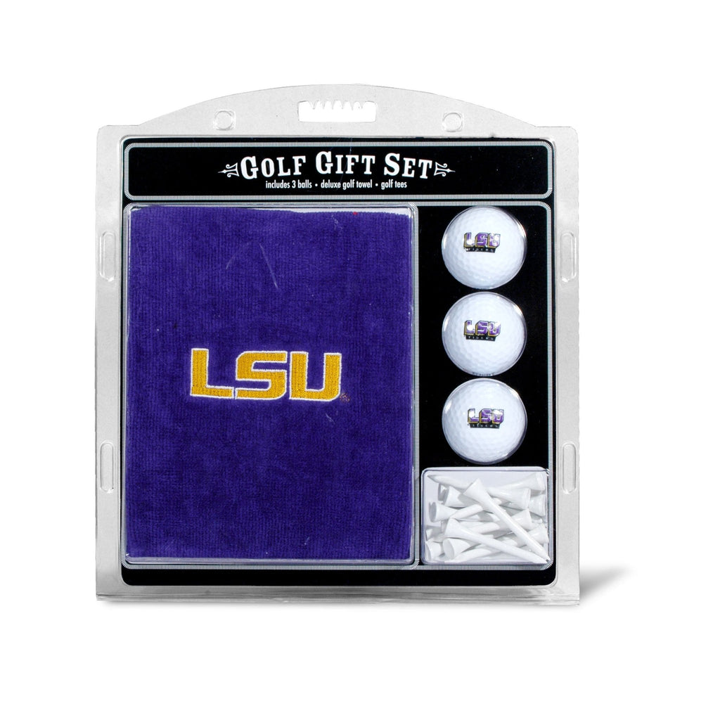 Team Golf LSU Golf Gift Sets - Embroidered Towel Gift Set - 