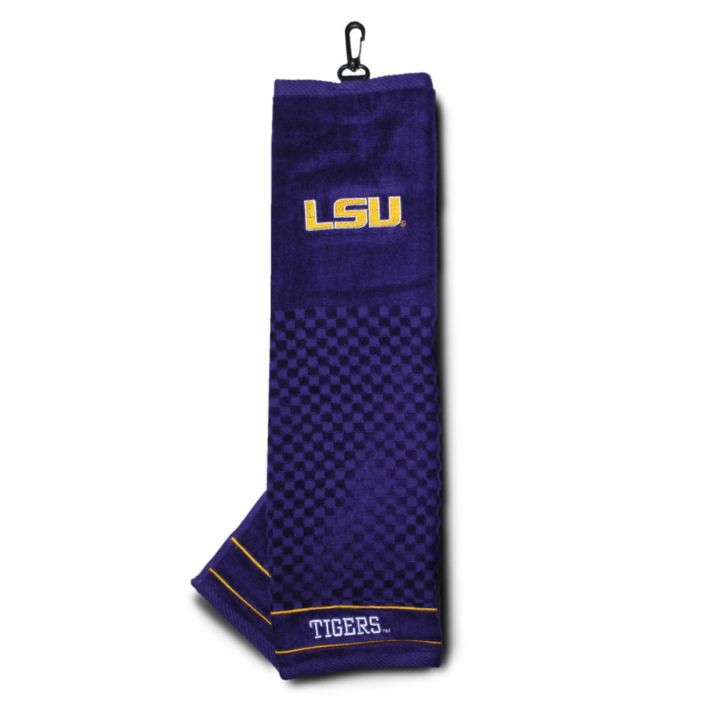 Team Golf LSU Golf Towels - Tri - Fold 16x22 - 