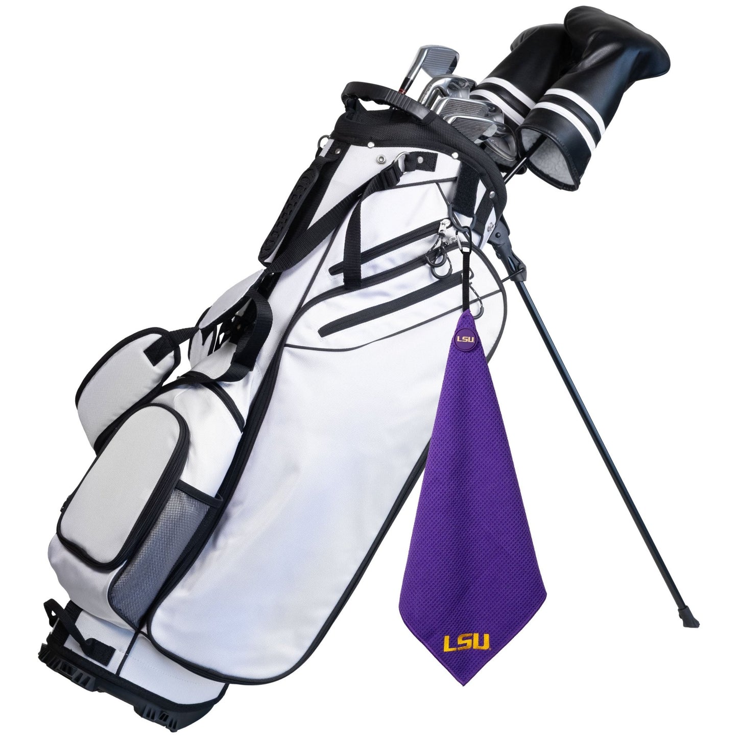 Team Golf LSU Magnetic Golf Towel - Team Golf USA