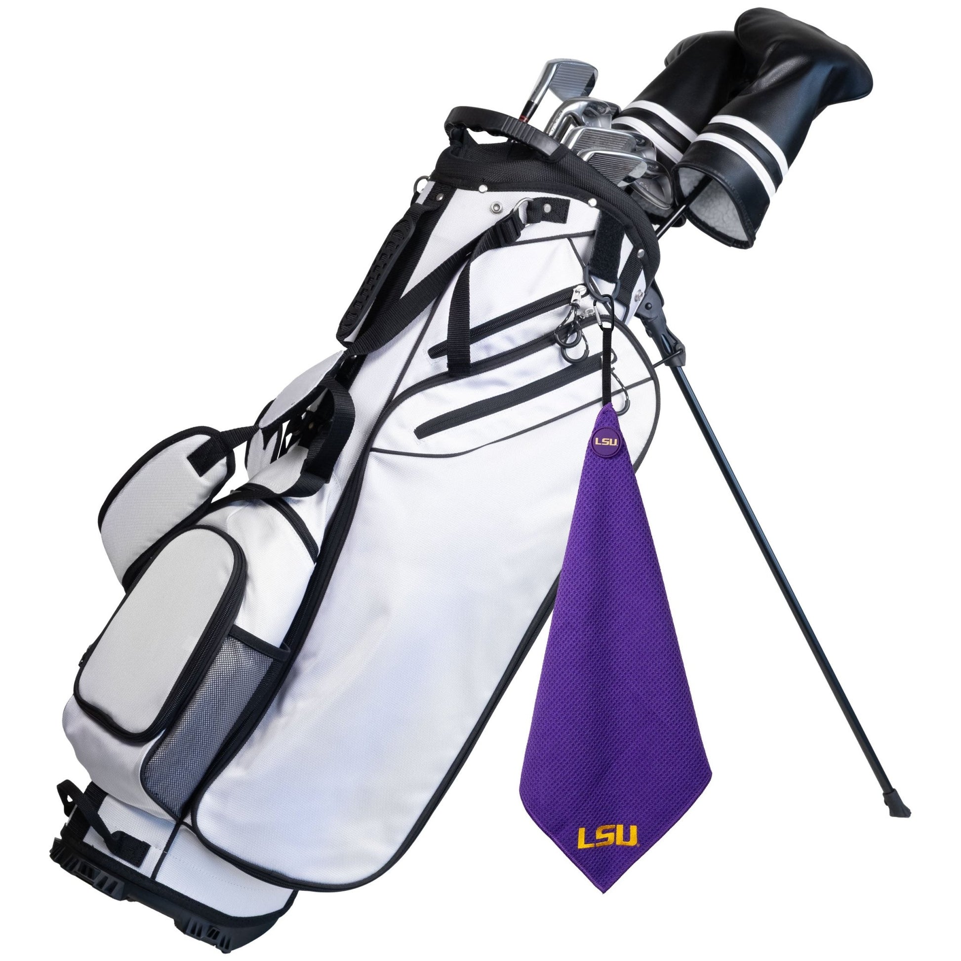 Team Golf LSU Magnetic Golf Towel - Team Golf USA