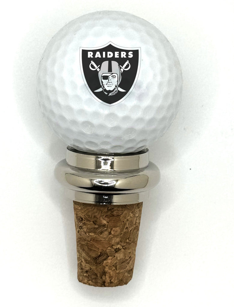 Team Golf LV Raiders Cork Wine Stopper - 