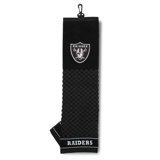 Team Golf LV Raiders Golf Towels - Tri - Fold 16x22 - 