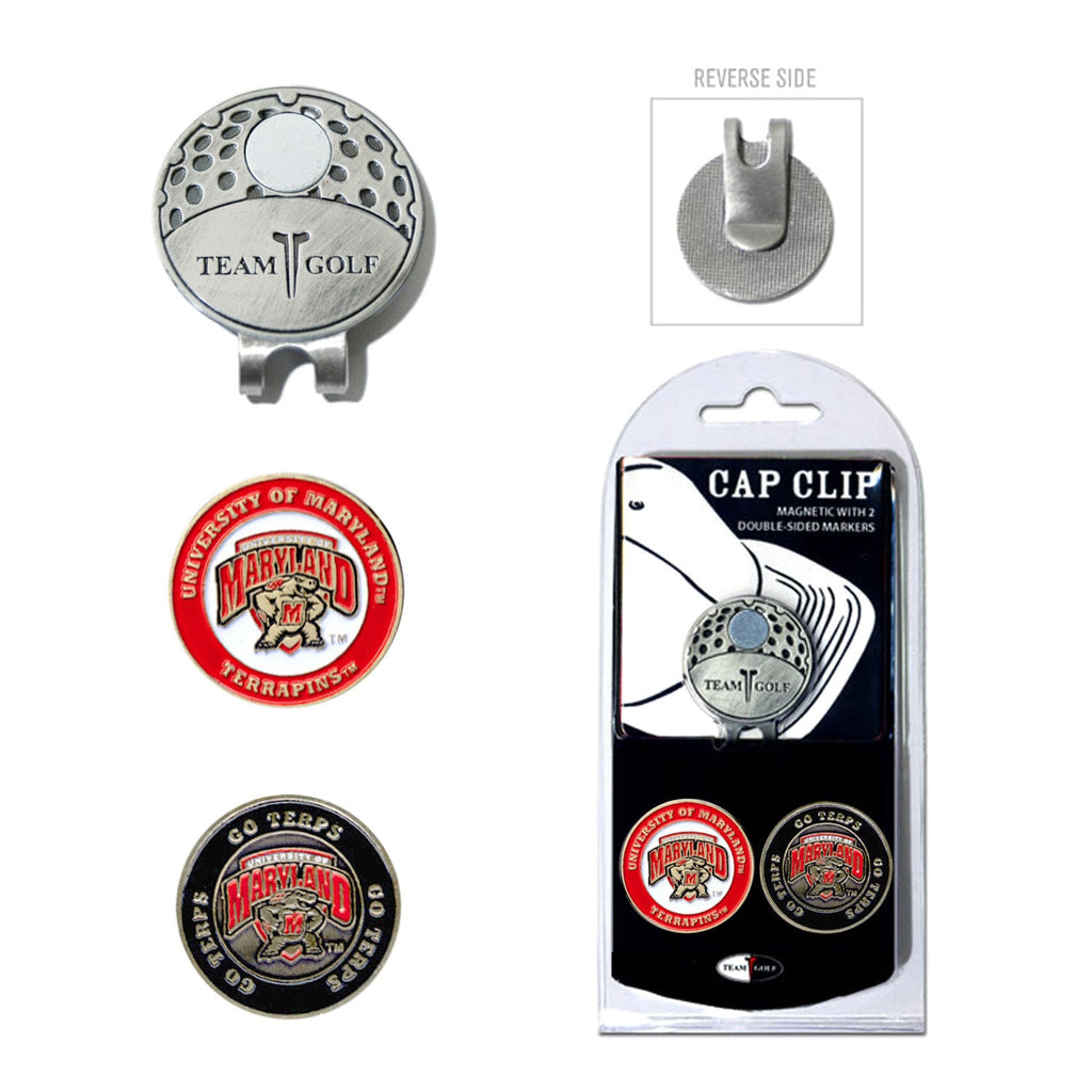 Team Golf Maryland Ball Markers - Hat Clip - 2 markers - 