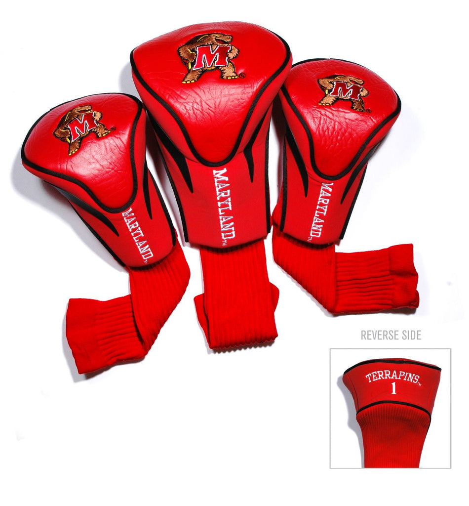 Team Golf Maryland DR/FW Headcovers - 3 Pack Contour - Embroidered