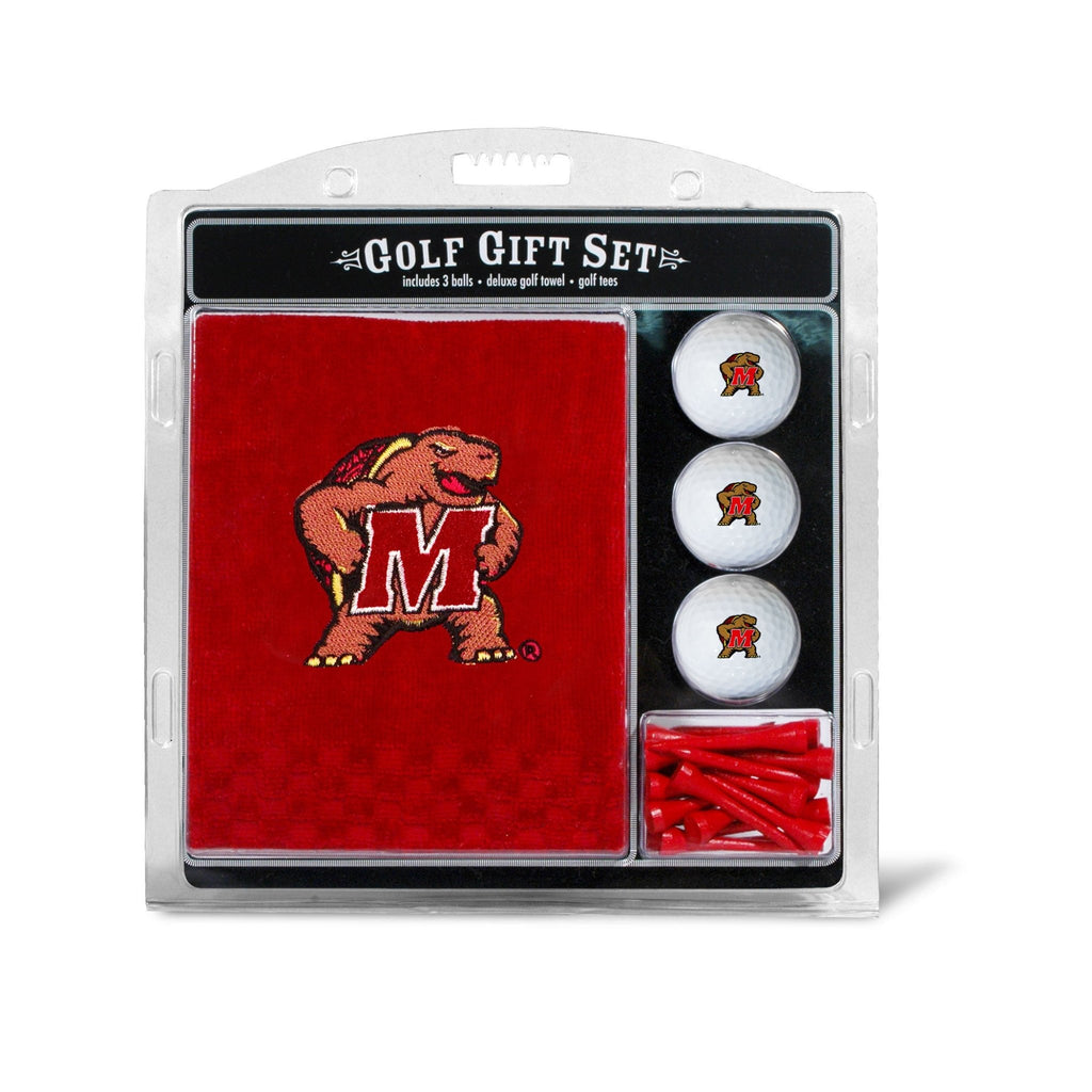 Team Golf Maryland Golf Gift Sets - Embroidered Towel Gift Set - 