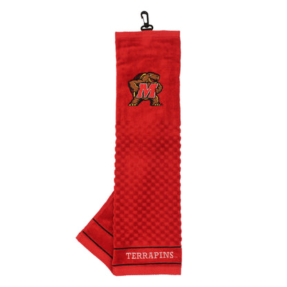 Team Golf Maryland Golf Towels - Tri - Fold 16x22 - 