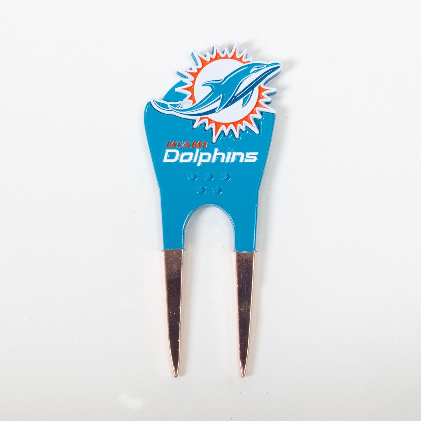 Team Golf MIA Dolphins Divot Tools - Custom Shaped - 
