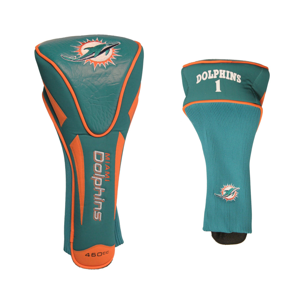 Team Golf Miami Dolphins DR/FW Headcovers - Apex Driver HC - Embroidered