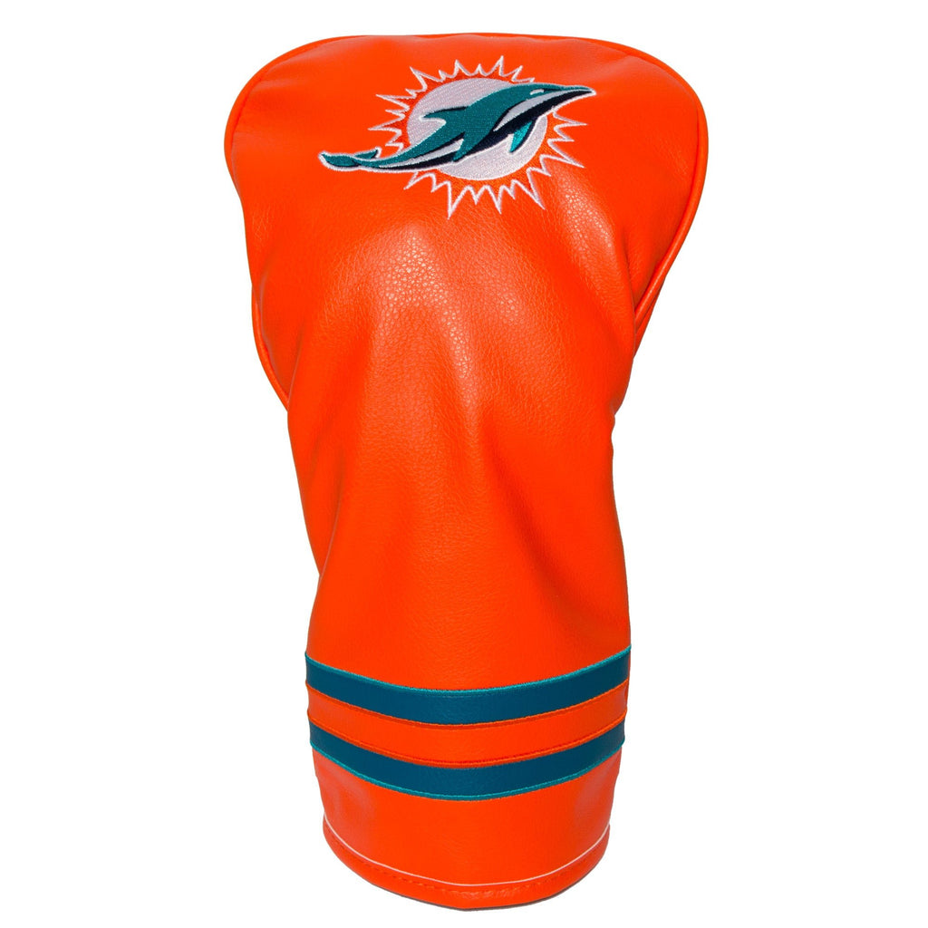 Team Golf Miami Dolphins DR/FW Headcovers - Vintage Driver HC - Embroidered