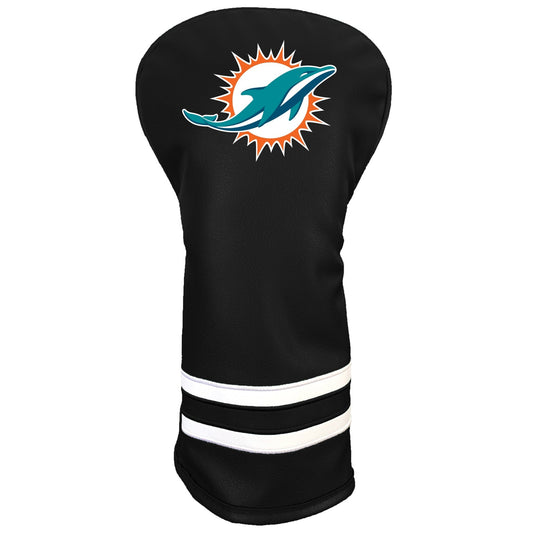 Team Golf Miami Dolphins DR/FW Headcovers - Vintage Driver HC - Printed Color