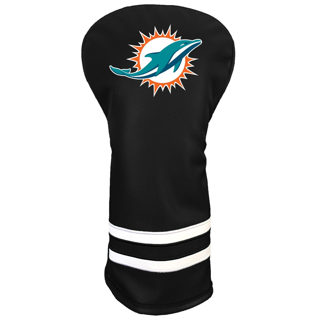 Team Golf Miami Dolphins DR/FW Headcovers - Vintage Driver HC - Printed Color