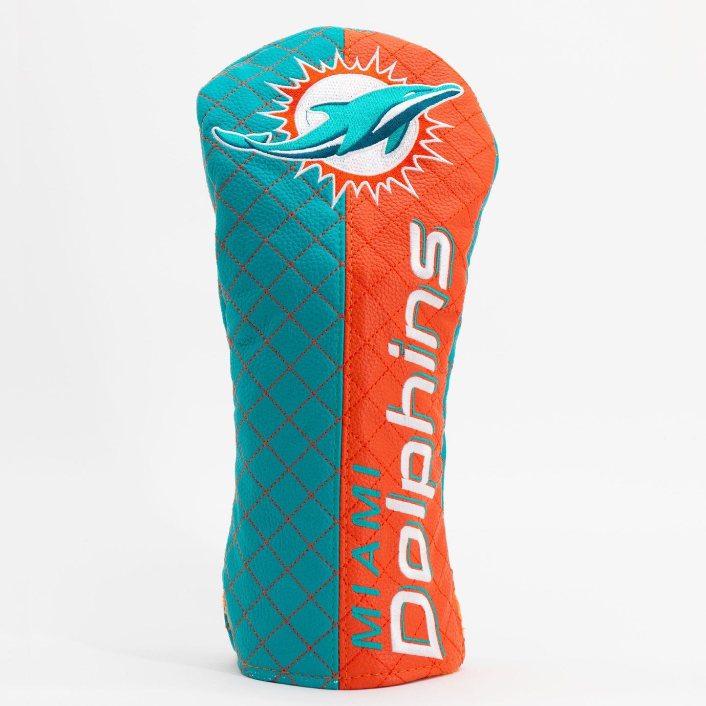 Team Golf Miami Dolphins DR/FW Quilted Headcovers - Team Golf USA
